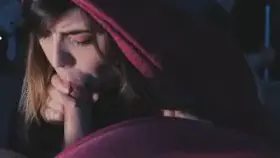 JessTheSexDragon knows how important giving a good blowjob before school is...