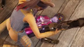 Futanari x Widowmaker (alangort) [overwatch]