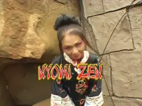 Half Japanese, half Chinese chick gets nailed in a traditional outfit