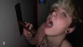 Lesbian teen eats cum