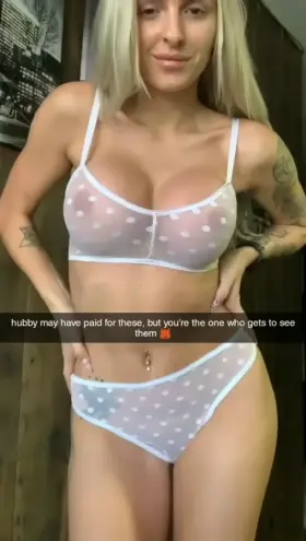 Her husband pays for it all, but you're the one who gets to appreciate them