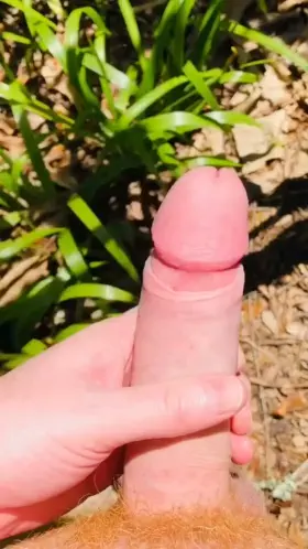 Cum edge ends erectly from milky pre surprise.