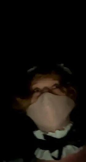 maid outfit in public with a secret