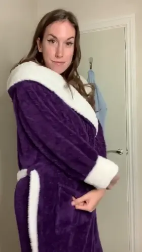 This dressing gown hides my tits well;) [OC]