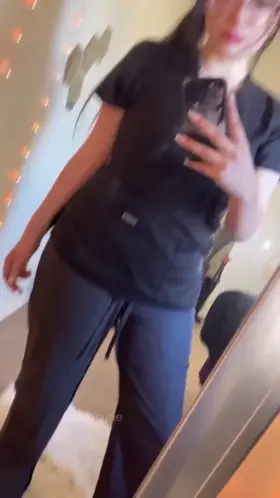 Dress or scrubs? 🤔