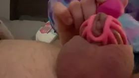 Only way hubby gets to orgasm