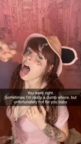 I'm a dumb whore for other men