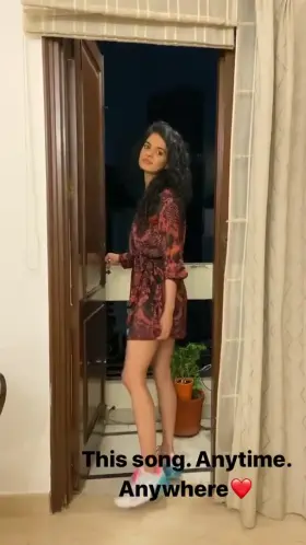 Tania Sachdev Dancing for You in a Short Dress
