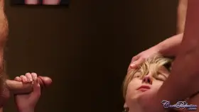 [r/Bukkake] Eyes tightly closed for bukkake