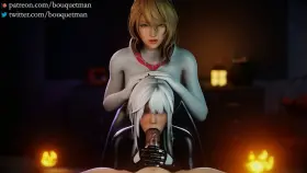 spiders halloween with Misaki and Tamaki (Bouquetman)