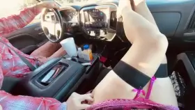 Love teasing him in the truck 💋