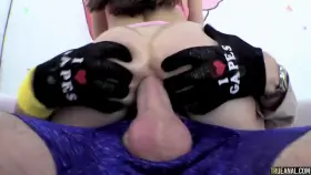 Jane Wilde is an anal princess part 2: Mike destroyed her petite little asshole already, 