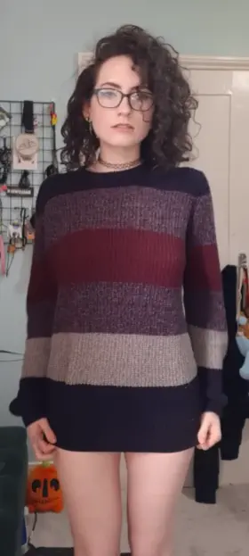 My lazy day outfit and a reveal of what's underneath it (oc)