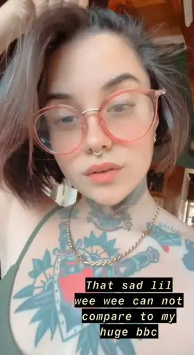 Get used to be fucked by my bbc lil slut, you cant do anything with such a short pathetic clitty like yours