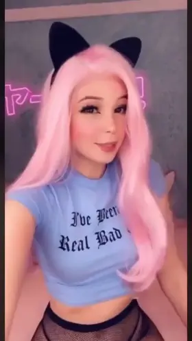 Belle Delphine’s tit reveal