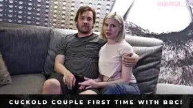 [OC] Real-Life Submissive Cuck Couple First Time with BBC and Creampie Clean-up (Turn Volume ⬆)