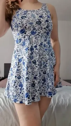 I love wearing nothing but a sundress