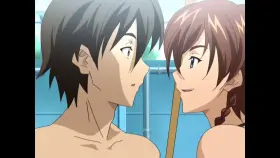 My sister always gave me signals and suggested lewd things to me but on our vacation she caught me in showers