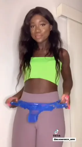 Just wanted to put on the thong