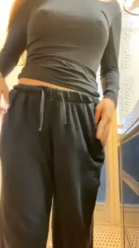 Taking off my pajamas (OC)