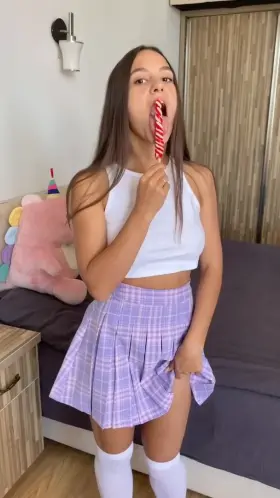 Baby sweeter than a lollipop