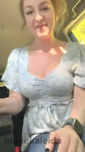 I’ll drop my tits out anywhere- even parking lots!