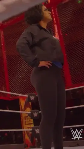 The way Bayley’s ass sticks out