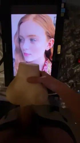 Sadie sink cumshot tribute