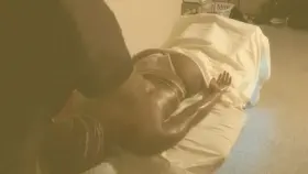 booty rub after leg day she said was needed