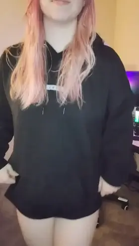 Can I keep your hoodie if I show you my boobs?