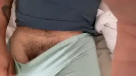 Firefighter pulling down his Lululemons