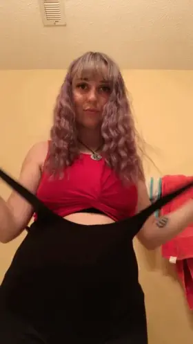 wanna play with my titties daddy?