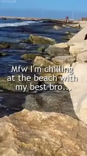 Helping my bro at the beach 💪😤💯 [Sound!] [Social Media] [Gay] [Bicurious]