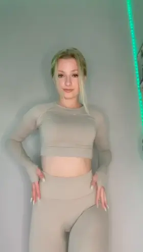 It turns me on knowing I make you hard with my gym outfit