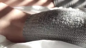 Gotta keep the socks on for traction while we fuck