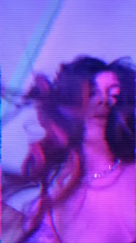 young girl shows her fragile body