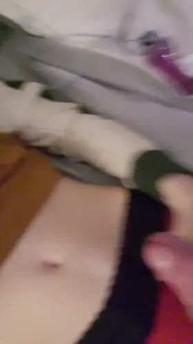 Cumming and moaning like a bitch...