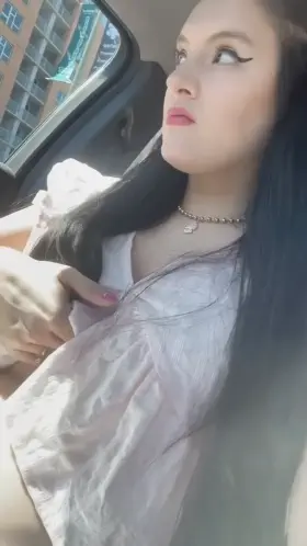 My pussy always gets wet af when I do slutty stuff in public 🙊 [f] [oc]