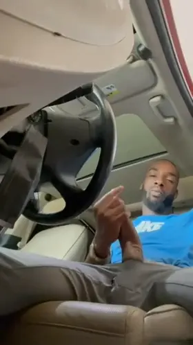 Love stroking my BBC early in the morning...