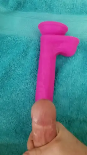 Cumshot on my toy