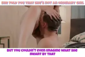 And now you gotta please her magnificent cock :) ;)