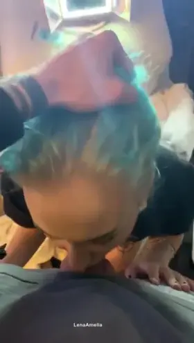 I love how he grabs my hair and controls the way I suck him... [M] [F]