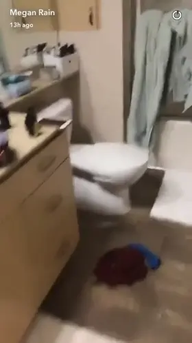Megan Rain shower ft Morgan Lee (Snapchat)