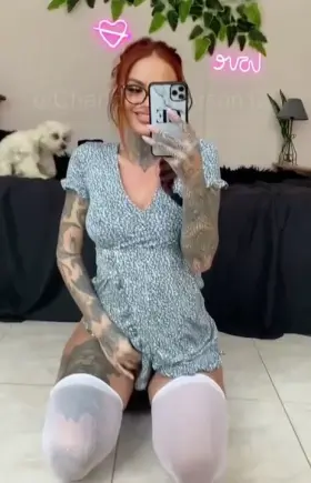 I just wanted to show you what’s underneath my little dress🥺👉🏼👈🏼