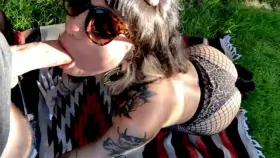 My (M) Sub (F) Sunbathing