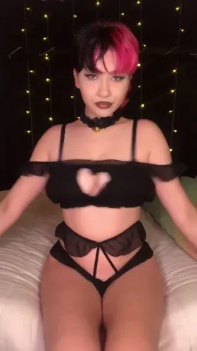 What's better than black lingerie?