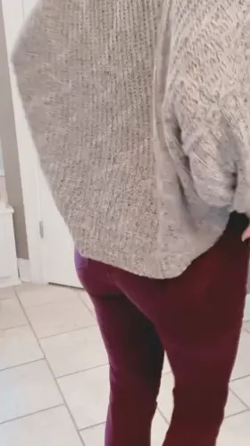 Dressed as a (female) mom of 5 and then take it off to show you my play side. . . Wanna?