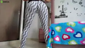 leg and ass workout + dildo ride