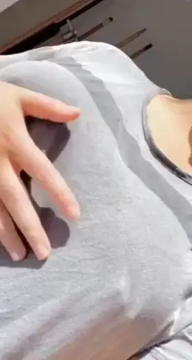 Hope my big tits gave you a surprise 😘