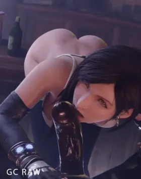 Tifa oral creampie (GC RAW) [Final Fantasy]
